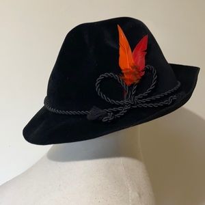 Vintage Black Beaver Felt Hat